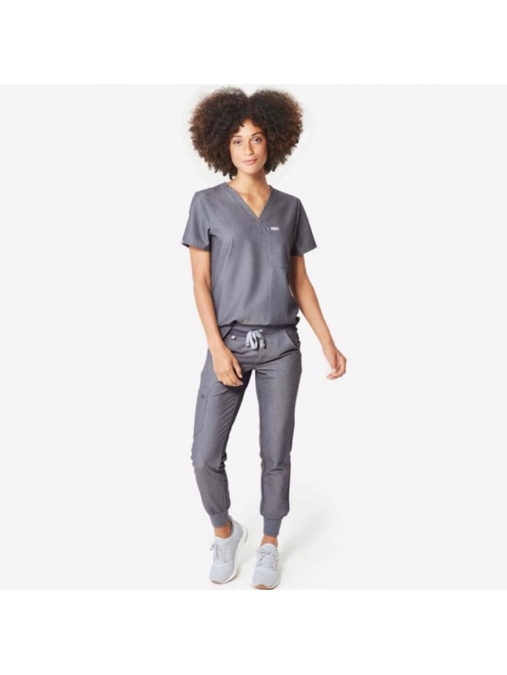 FIGS Zamora Graphite Joggers, size small
